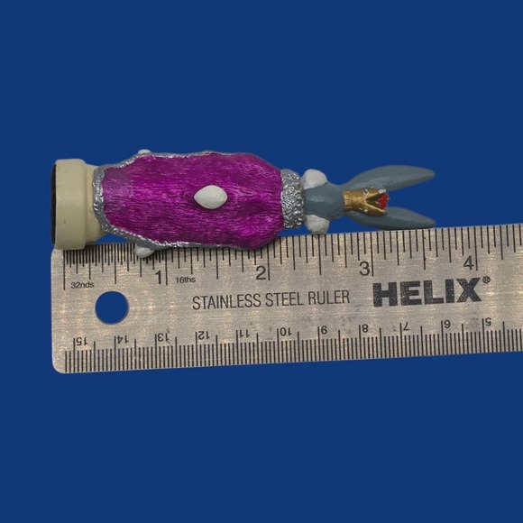 Rare Looney Tunes 1989 Warner Bros Saratoga Mint VTG Bugs Bunny King Chess Piece - Picture 7 of 11